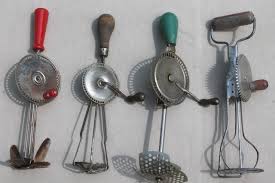 Antique egg beater, recipe and eggs. Old Antique Vintage Eggbeaters Hand Crank Rotary Egg Beater Collection