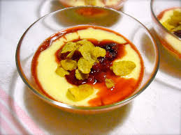 In bottiglia da 150 ml. Coppette Di Crema Allo Zenzero Con Salsa Ai Frutti Di Bosco Cookin Around
