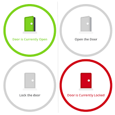 Navigation unlock integration interface allows the factory navigation & reverse camera features of your ford/lincoln/mercury radio to be used by the passenger . What S A Good Design To Show A Door Lock Locked Unlocked For A Smart House Ios App User Experience Stack Exchange