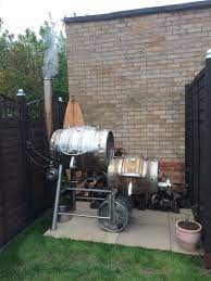 Pin By Hans Noorman On My Offset Bbq Smoker Home Build Stainless Beer Kegs Outdoor Oven Bbq Smokers Barbecue Area