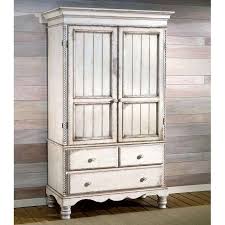 Wilshire Wood Armoire White Armoire Wood Armoire Distressed Furniture