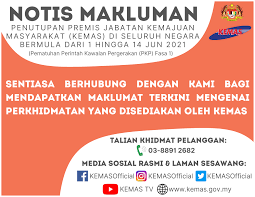 Startseite » perak » ipoh » jabatan kemajuan masyarakat (kemas) » 30606. Notis Makluman Untuk Kemas Jabatan Kemajuan Masyarakat Facebook