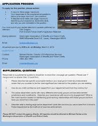 port orchard police chief recruitment