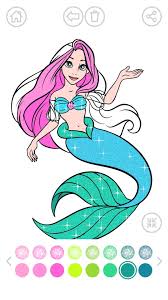 Cute mermaid coloring book ? Mermaid Coloring Book Glitter For Android Apk Download