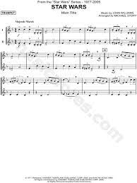 Print And Download Star Wars Main Theme Trumpet Duet Sheet Music From Star Wars Arranged For Trumpet 1 Or Trum Sheet Music Duet Music Star Wars Sheet Music