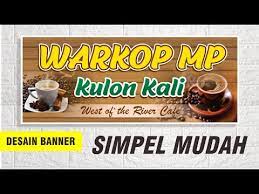 Contoh spanduk warkop / kata kata buat warung kopi : Banner Warung Kopi Keren