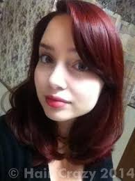 Cancharodilla S Manic Panic Infra Red Haircrazy Com Sparks Hair Dye Manic Panic Infra Red Shoulder Hair