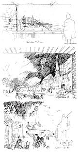 Concept Sketches Of Byker Redevelopment 1969 1982 Newcastle Upon Tyne By Ralph Erskine Design Student Sketches Erskine