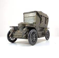 1910 Stanley Steamer Piggy Bank Vintage 1970s Banthrico Automobile Car Bank Vintage Bank Car