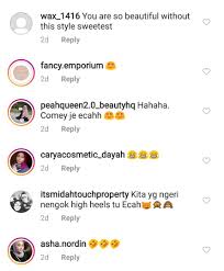 Kekanda tidak boleh tidur kerana bimbangkan keadaan adinda setelah keputusan adinda tempoh hari. Kita Yang Ngeeri Tengok High Heels Tu Ecah Netizen Oren Laici