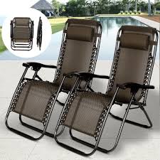 2 Pcs Zero Gravity Folding Lounge Beach Chairs Outdoor Recliner In Black Paid Unbranded Outdoor Recliner Outdoor Chairs Lounge Chair Outdoor