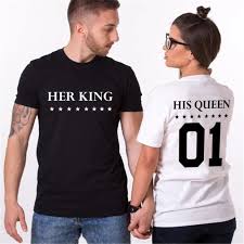 See our main page for matching couple shirts and sweatshirts! Her King His Queen Shirts King Queen Couples T Shirts Funny Lovers Printed T Shirt Men Women Casual Cotton Tshirt Tops T Shirts Aliexpress