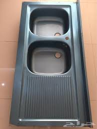 للبيع حوض مطبخ ستانلس ستيل 120 60