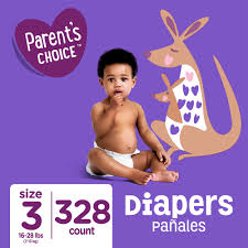 Parents Choice Diapers Size 3 328 Diapers Mega Box Walmart Com