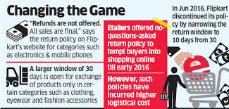 Maybe you would like to learn more about one of these? Flipkart Flipkart Tightens Return Policy Will Now Be Choosy With Refunds The Economic Times