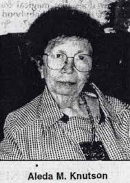 KNUTSON, Aleda M. (Hereid), 1919-2000