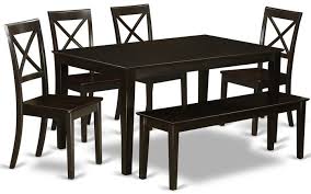 Savings based on offering prices, not actual sales. East West Furniture 6 Piece Cappuccino Dining Room Table Set Shopstyle