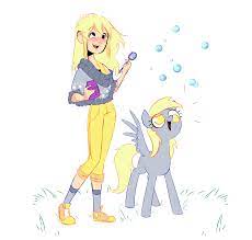 human ditzy and her pony!!! : r/mylittlepony