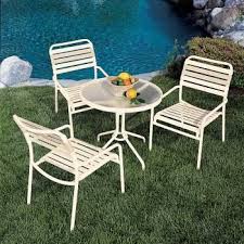 Kahana Strap Tropitone Outdoor Patio Decor Aluminum Patio Furniture Outdoor Dining Set
