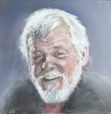 I tryid Nick Nolte, but it came old swedish fisherman, acrylic