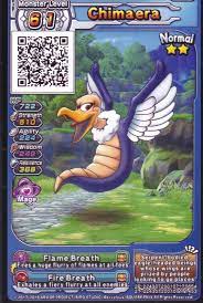 Dragon Quest Scan Battlers Card 03-048 Chimaera - Arcade Game Cards