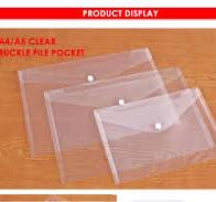 Foska Good Quality Transparent Clear Buckle File Pocket ...