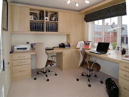 Smiling multicultural colleagues shaking hand and showing like. Home Office Furniture Desk Freelance Solution Working