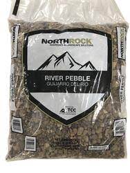 Sand, gravel, triple mix and mulch. River Pebble 0 5 Cu Ft At Menards