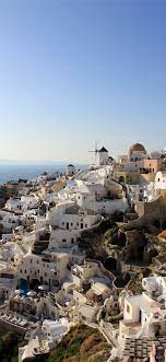 Calm At Santorini Iphone X Wallpaper Viagens Grecia Wallpaper