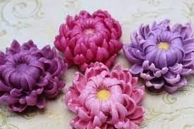 Chrysanthemum 3d Silicone Mold Big Flower Soap Mold Floral Etsy Flower Molding Flower Soap Flower Making