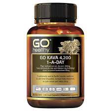 Buy Go Healthy Kava 4200 1 A Day 60 Vege Capsules Exclusive Size Online At Chemist Warehouse