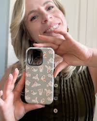 Just in time for the Halloween season, spooky-not-scary phone cases! Swipe  to see both designs:, 👻 Happy little ghosts — bats, dogs, and classic  cuties —