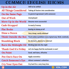 / he got beaten up, and he bullied, and started fighting other kids. 1500 English Idioms From A Z With Useful Examples 7esl