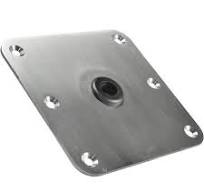 7" x 7" Stainless Steel Floor Plate
