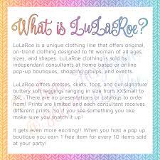 One major component that makes patagonia's product descriptions so compelling is that they're not afraid to speak in outdoor industry jargon. What Is Lularoe Here S A Description For You Lularoe Lularoe Business Lularoe Consultant