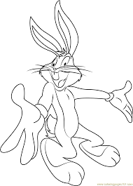 Bugs bunny cartoon coloring pages. Bugs Bunny Coloring Page For Kids Free Bugs Bunny Printable Coloring Pages Online For Kids Coloringpages101 Com Coloring Pages For Kids