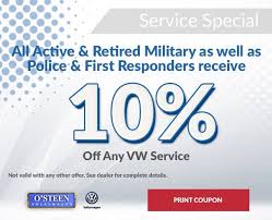 Military Police First Responders Receive 10 Off Any Vw Service Schedule An Appointment Http Bit Ly 1pcabr Print Coupons Retired Military Car Volkswagen