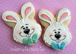 Easter bunny cookies are something without which it would be no less than a sin to think about easter. Easter Bunny Cookies With Cookies With Character Guest Post The Sweet Adventures Of Sugar Belle