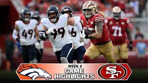 Denver Broncos vs San Francisco 49ers Game Highlights - YouTube