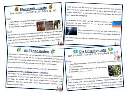 These were composed around 1718−1720, when vivaldi was the court chapel master in mantua.they were published in 1725 in amsterdam, together with eight additional concerti, as il cimento dell'armonia e dell. Unterrichtsmaterial Ubungsblatter Fur Die Grundschule Werkstatt Vivaldis Vier Jahreszeiten In Musik Online Bestellen Bei Niekao Lernwelten