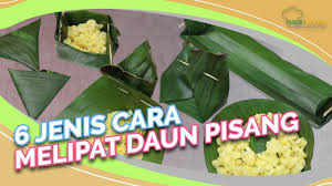 Resep 'lontong daun pisang' paling teruji. 6 Cara Melipat Daun Pisang Ternyata Gampang Banget Youtube