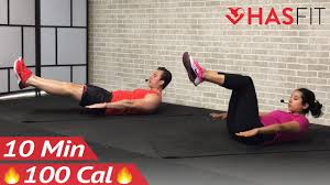 10 minute abs workout for women men