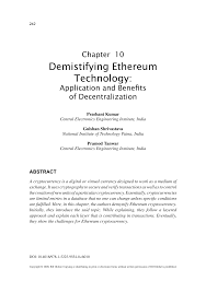Eth is the second most popular cryptocurrency in the world. Https Www Igi Global Com Viewtitle Aspx Titleid 234080