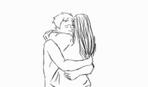 Hug Drawing Gif Hug Drawing Couple Discover Share Gifs Hug Love Gif Hug Gif Love Gif
