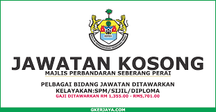 Contact jawatan kosong seberang jaya on messenger. Iklan Jawatan Kosong Majlis Daerah Seberang Perai