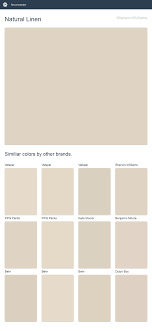Natural Linen Sherwin Williams Dutch Boy Paint Color Dutch Boy
