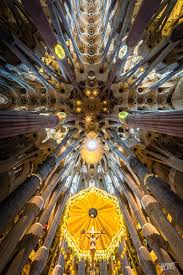 Wide Angle Interior Shots Of Sagrada Familia Church In Barcelona Gaudi Architecture Gaudi Antonio Gaudi