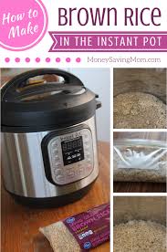 Instant pots and rice cookers may look similar, but the two devices serve different purposes in your kitchen. How To Cook Brown Rice In The Instant Pot Money Saving Mom