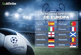 Rankingsranking uefasistema pontuaçãocomparação entre.lista de liechtenstein não apura qualquer clube para a uefa champions league. Grafico Los Paises Con Mas Champions League Ganadas
