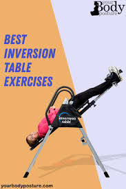 Inversion Table Exercises Inversion Table Exercise Inversions